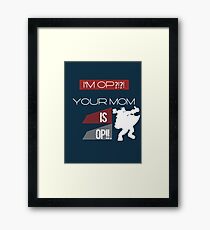 Bro Framed Print