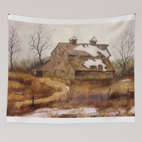 Item preview, Winter Barn by Kelli Schneider designed and sold by KelliSArtwork.
