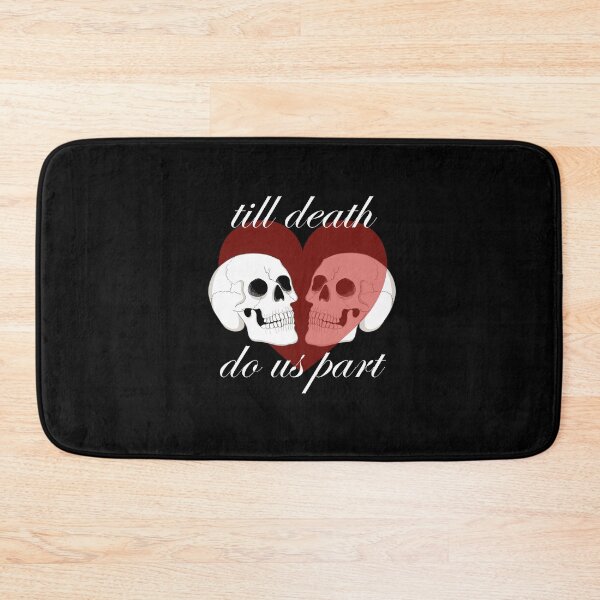Item preview, Till Death Do Us Part Skull Quote designed and sold by CaosTranscrito.