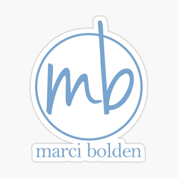 Marci Bolden Logo Sticker