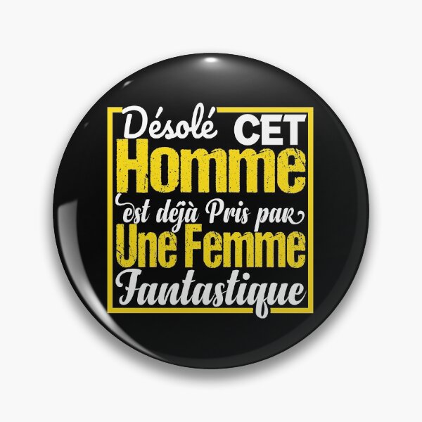 Item preview, Homme Désolé Cet Homme Est Pris designed and sold by ADAMYASS.