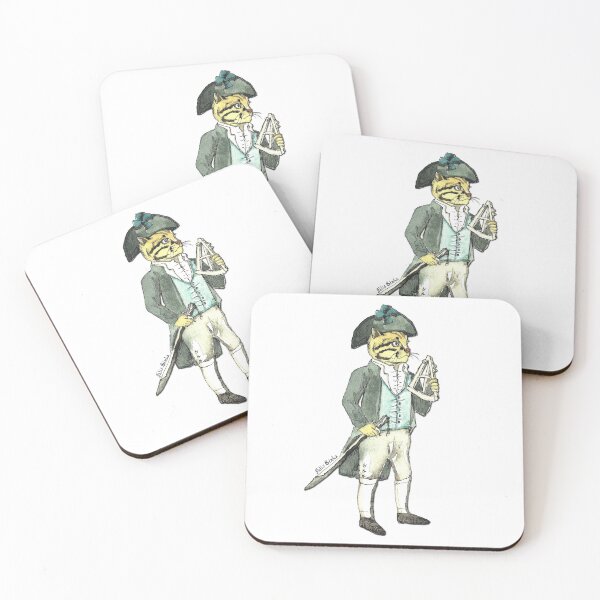 Item preview, Captain Cat with a Sextant designed and sold by felissimha.