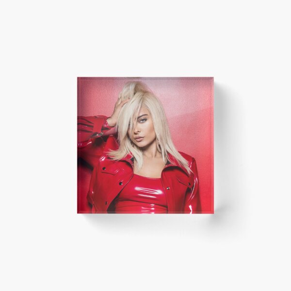 Item preview, BEBE REXHA Red Leather Jacket designed and sold by Mycxh.