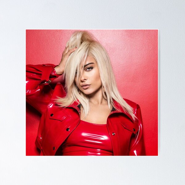Item preview, BEBE REXHA Red Leather Jacket designed and sold by Mycxh.