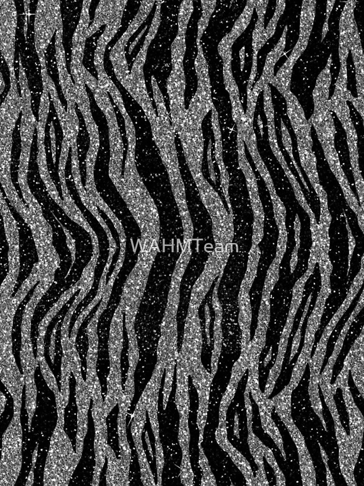 Black and Grey Zebra Print by WAHMTeam