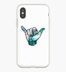 Shaka beach vibes iPhone Case