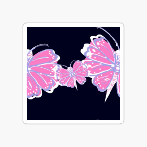 Aperçu de l'œuvre Butterflies Are Free     Black Pink créée et vendue par Maureen Zaharie.