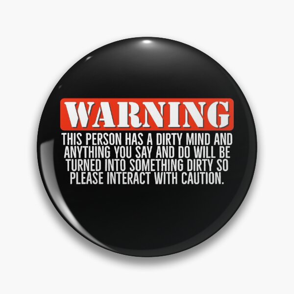Item preview, Warning: Dirty Minded Person designed and sold by sleepymatching.