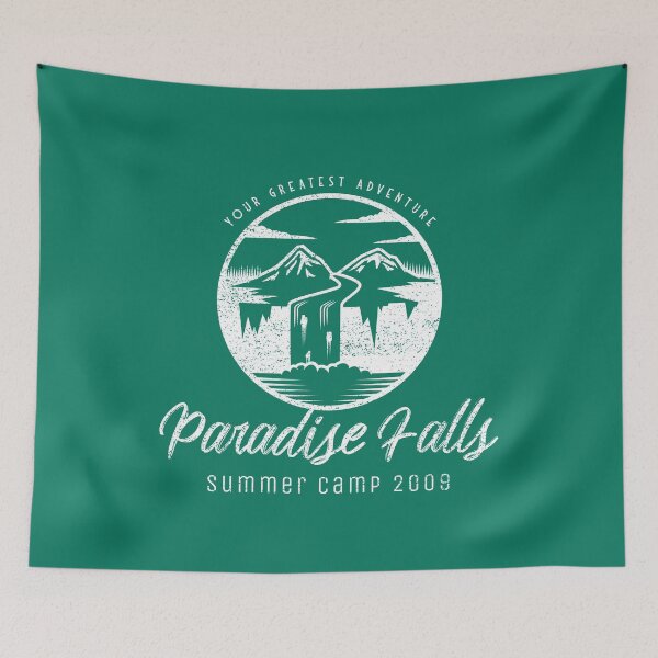 Item preview, Paradise Falls Summer Camp designed and sold by QuirkyKingdom.