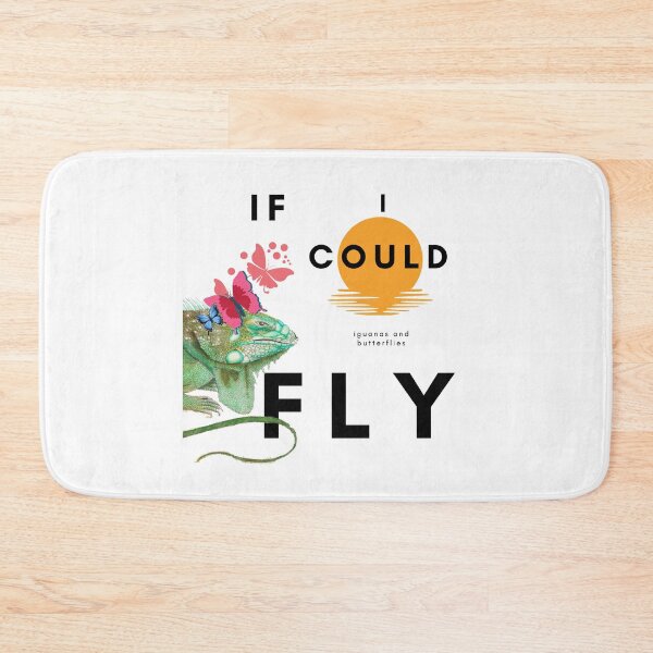 Item preview, IF I COULD FLY IGUANA AND BUTTERFLIES designed and sold by Flirt-Teez.