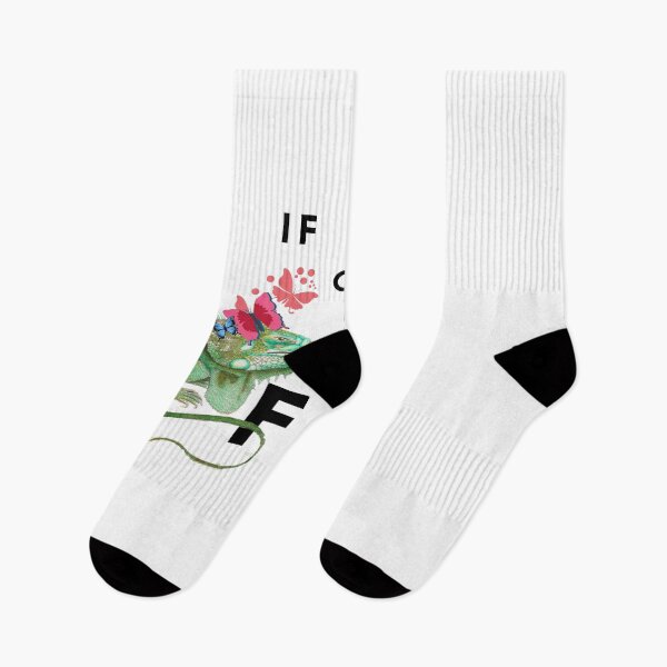 Item preview, IF I COULD FLY IGUANA AND BUTTERFLIES designed and sold by Flirt-Teez.