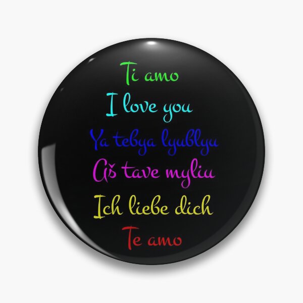 Item preview, Ti amo, I love you, Ya tebya lyublyu, Aš tave myliu, Ich liebe dich, Te amo designed and sold by LiniShop.