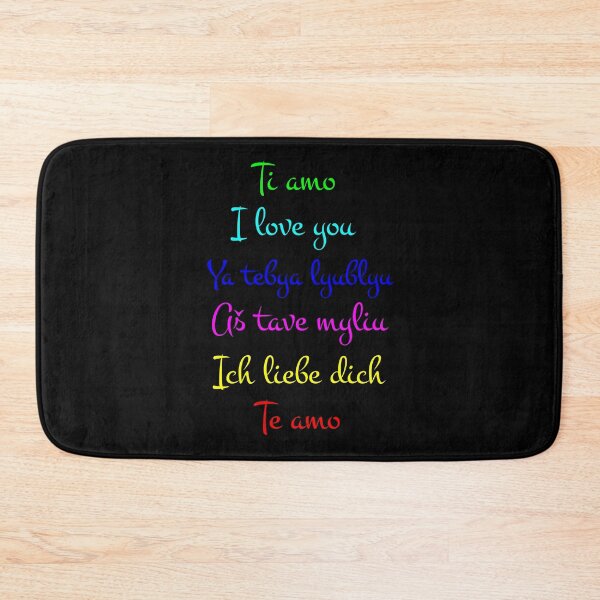 Item preview, Ti amo, I love you, Ya tebya lyublyu, Aš tave myliu, Ich liebe dich, Te amo designed and sold by LiniShop.