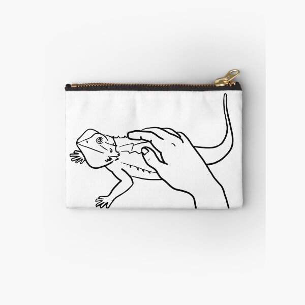 Item preview, Petting a Bearded Dragon designed and sold by PrileyRileyArt.