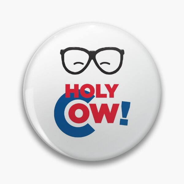 Item preview, Cute Holy Cow! with Glasses designed and sold by prettyfab.
