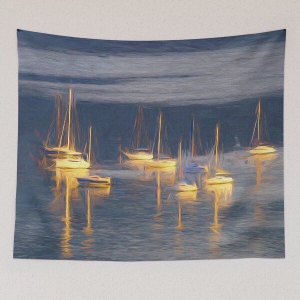 Item preview, Traunsee Lake Austria Boat Art designed and sold by Londonimages.