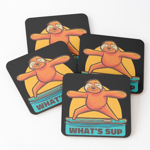Item preview, YOGA SLOTH, What's sup designed and sold by JuiceDesign.