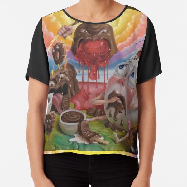 Vengeful Wrath of the Chocolate Gods Chiffon Top
