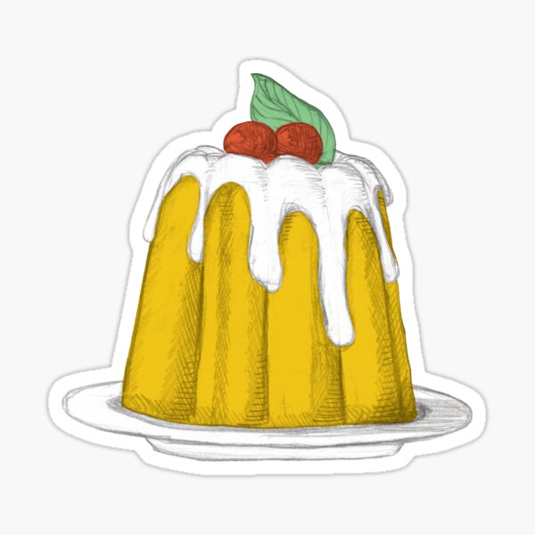 Vanilla Pudding Sticker