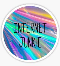 internet junkie Sticker