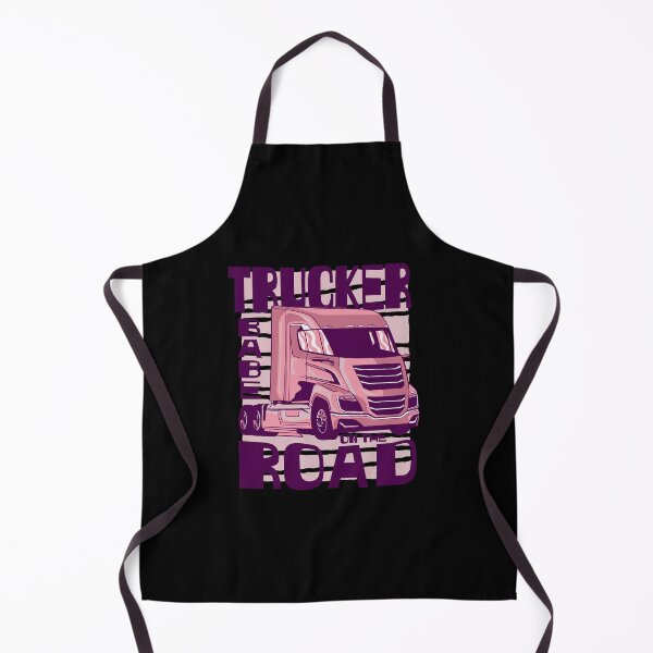 Item preview, Trucker babe on the road designed and sold by JuiceDesign.
