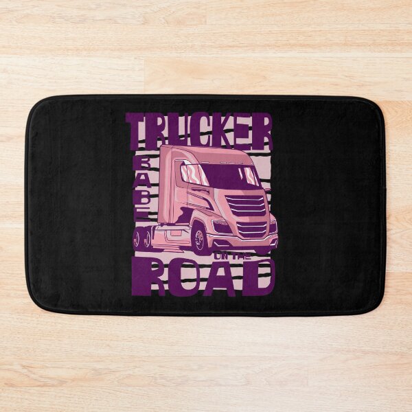 Item preview, Trucker babe on the road designed and sold by JuiceDesign.