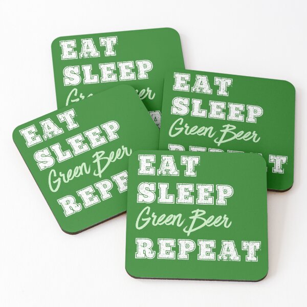 Item preview, Eat Sleep Green Beer Repeat Funny Irish St. Patricks' Day Gift designed and sold by carlhunt99.