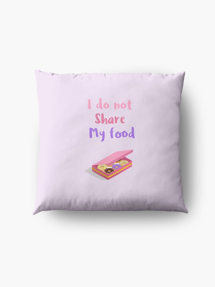 Alternate view of I do not share my food - Eloise Bridgerton Floor Pillow