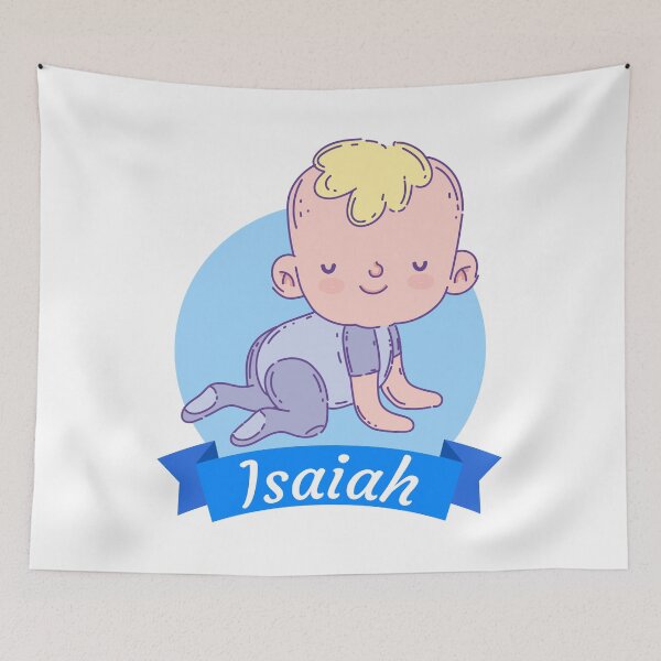 Item preview, Isaiah Boy names for babies designed and sold by Piztees.