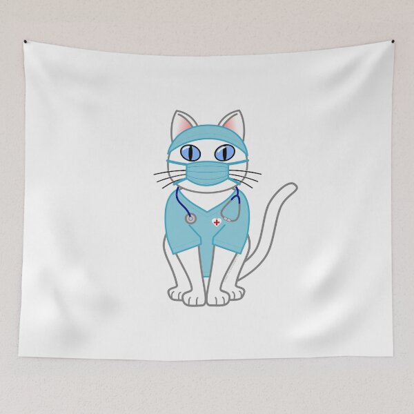Item preview, Scrubs: White Cat designed and sold by TeeZenDesigns.