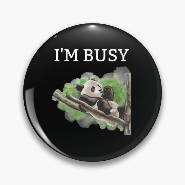 Item preview, I'm A Busy Panda designed and sold by Crafty-Mornings.
