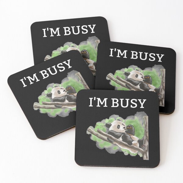 Item preview, I'm A Busy Panda designed and sold by Crafty-Mornings.