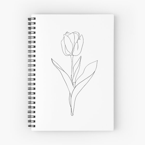 Item preview, Tulip One Line Art designed and sold by StudioMinaar.