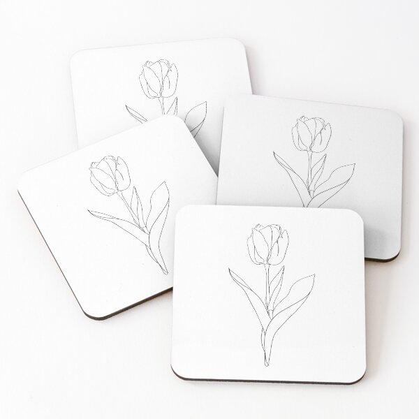 Item preview, Tulip One Line Art designed and sold by StudioMinaar.