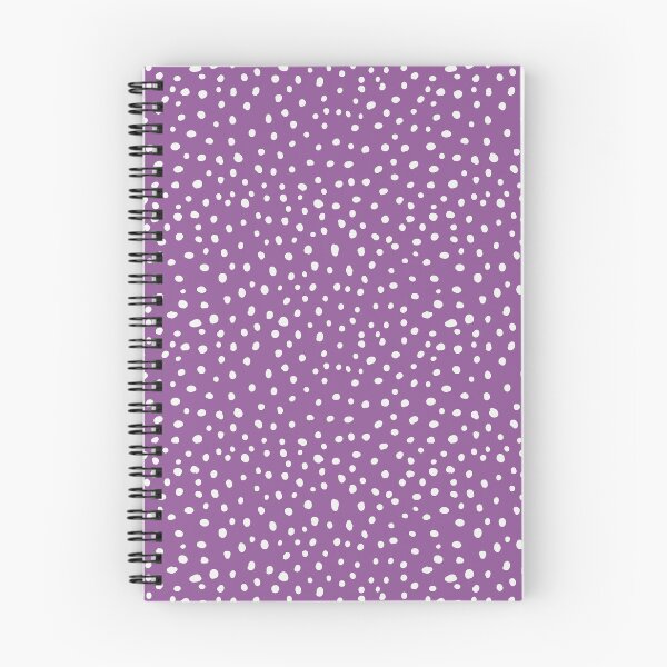 Item preview, White spots on amethyst background designed and sold by sueshorman.