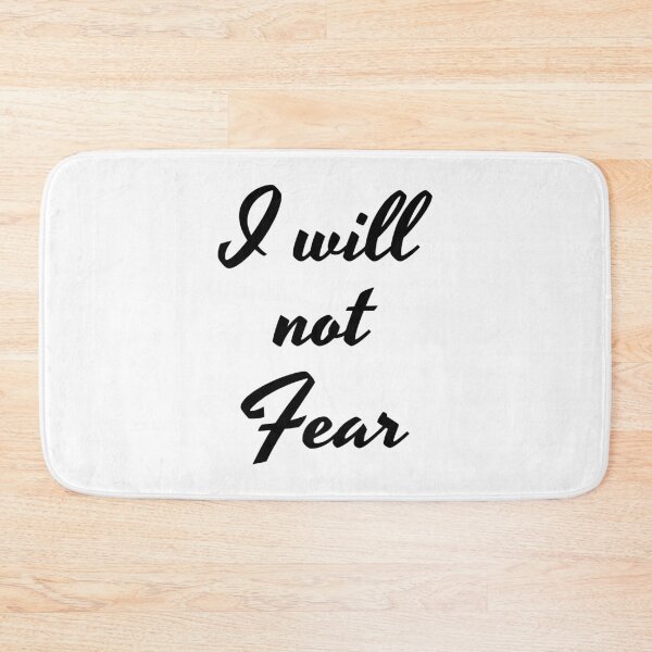 Item preview, I will not fear, Fearless, Be courage, Motivation, Positivity designed and sold by cyhdesign.
