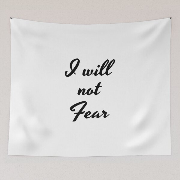 Item preview, I will not fear, Fearless, Be courage, Motivation, Positivity designed and sold by cyhdesign.