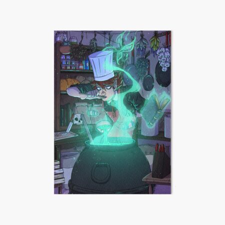 Wizard Chef Art Board Print