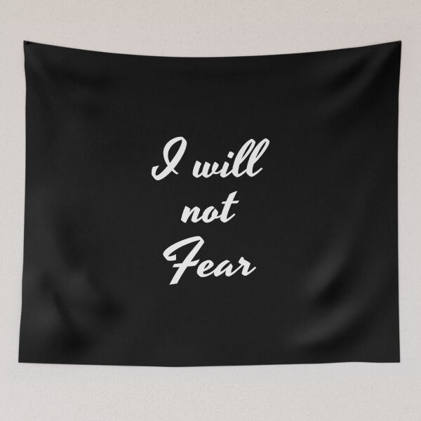 Item preview, I will not fear, Fearless, Be courage, Motivation, Positivity designed and sold by cyhdesign.