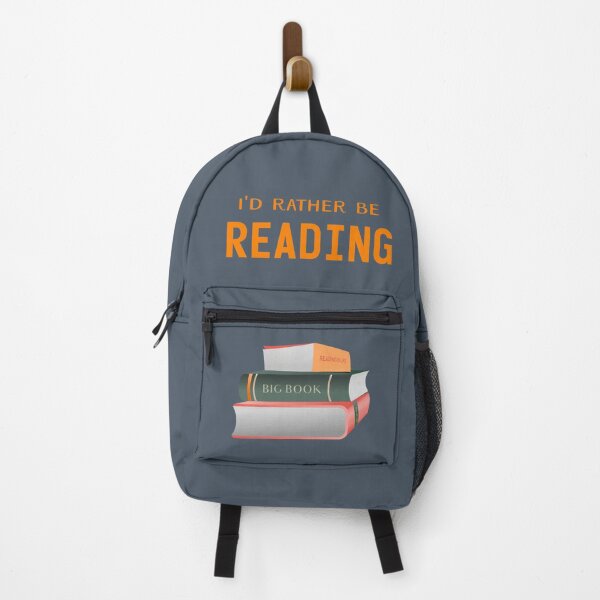 Item preview, Id rather be reading - funny book lovers quote for a book worm. designed and sold by Caroline Laursen.