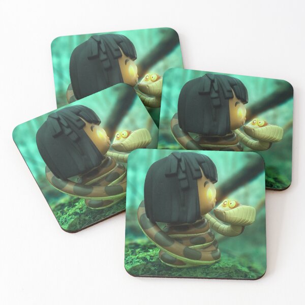 Item preview, Mowgli and Kaa in the Jungle designed and sold by The-POPventures.