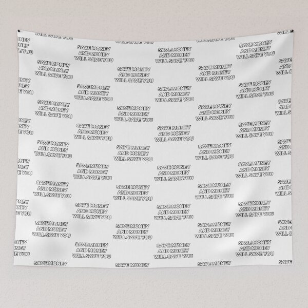 Item preview, Save money quote designed and sold by Trending-Ts.