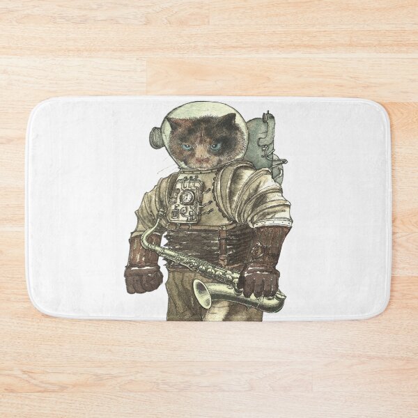 Item preview, Space Cat with Saxophone designed and sold by felissimha.