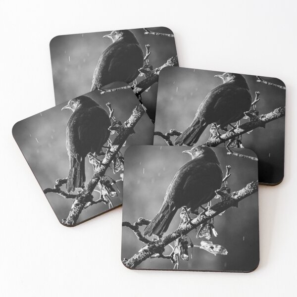 Item preview, Blackbird In The Autumn Showers designed and sold by widdy170.