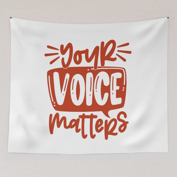 Item preview, Your Voice Matters designed and sold by mymysterycloset.