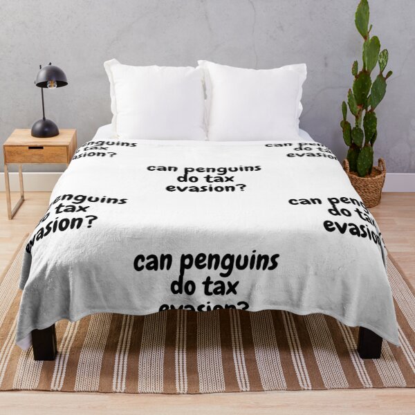 Item preview, can penguins do tax evasion? designed and sold by Omniodise.