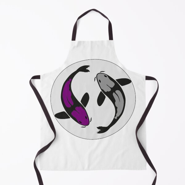 Item preview, Asexual Pride Minimalist Koi designed and sold by failephant-art.