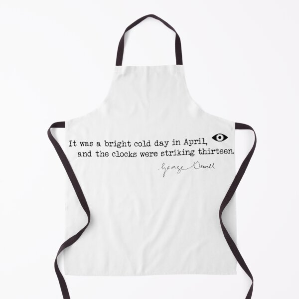 Item preview, Classic first line of 1984 by George Orwel. designed and sold by PatyEmiko.