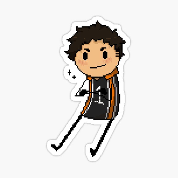 "Pixel Daichi" Sticker for Sale by Sparrowe26 | Redbubble