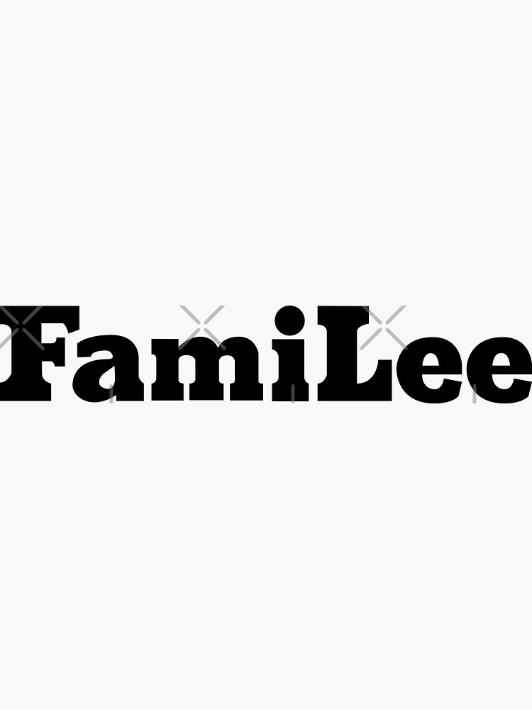 Thumbnail 3 of 3, Sticker, FamiLee The Other Ones Very Asian BLM Born Here designed and sold by HandEyeStudio.